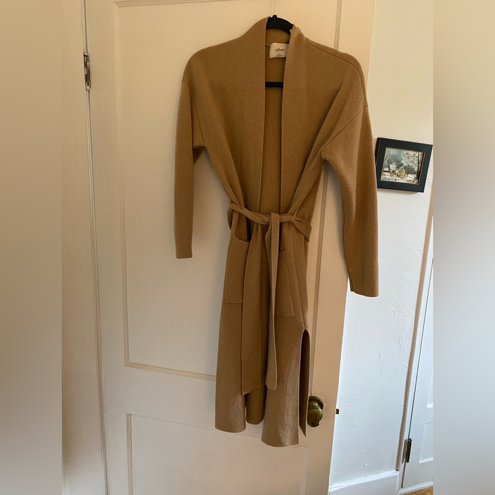 Wilfred camel cardigan- XS